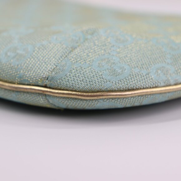 Sold💜Gucci Monogram Pochette Blue Handbag - Picture 8 of 16